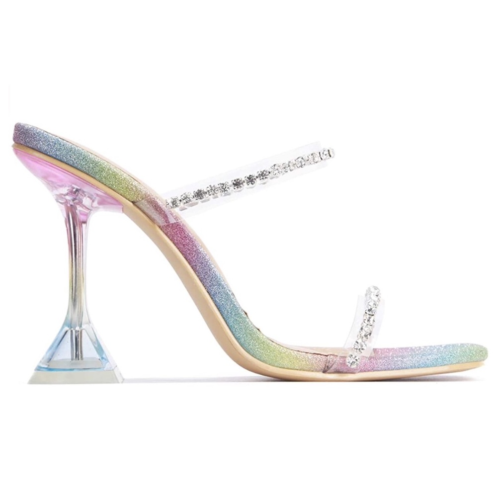 Rainbow Diamond Mules (NWOB)